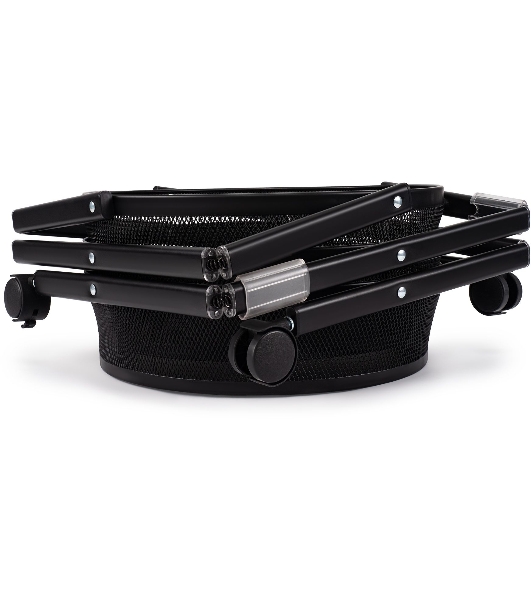 Этажерка Domfy DHC-FC30862 34.2x34.2x83.6 см, d=34.2 см черный