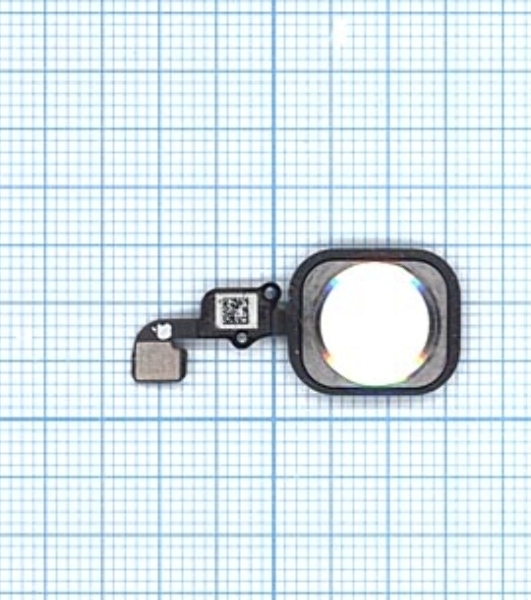 Кнопка HOME в сборе с механизмом и шлейфом для iPhone 6S/6S Plus белый