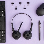 Гарнитура JLab GO Work Pop Wireless Headphones чёрный, беспроводная, Bluetooth, до 50 ч, фото17