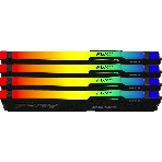 Оперативная память Kingston Fury Beast, DDR5, 128Gb (4x32Gb), 5600MHz, CL40, DIMM, радиатор, RGB, черный, фото10