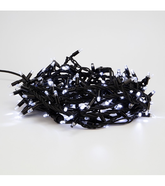 Гирлянда Neon-night 'Кластер' 10 м, 200 LED, черный каучук, IP67, соединяемая, цвет свечения белый