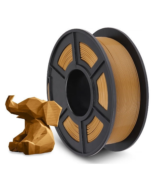 Филамент NVPrint PLA+ Coffee для 3D печати диаметр 1.75мм длина 330 метров масса 1 кг