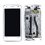 Дисплей для Asus ZenFone Go T500, белый с рамкой, фото3