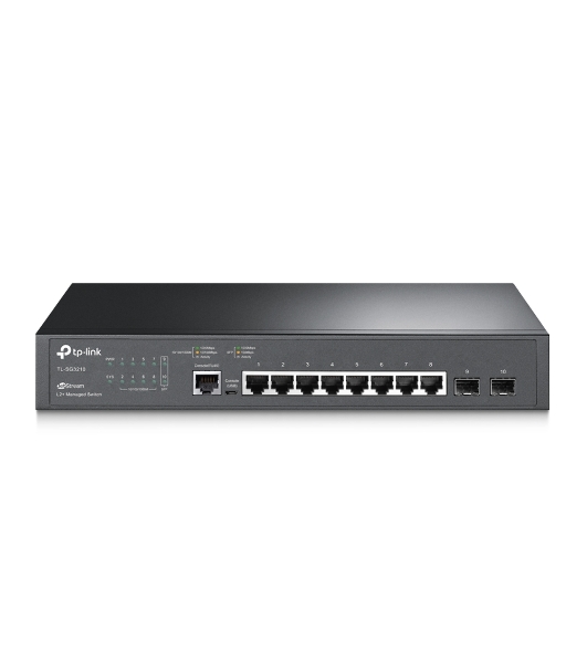 Коммутатор TP-Link SMB TL-SG3210 JetStream 8-Port Gigabit L2 Lite Managed Switch with 2 SFP Slots