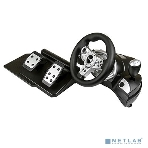 Игровой руль Dialog GW-155VR CyberPilot - эф.вибрации, 2 педали, рычаг ПП, PC USB, фото4