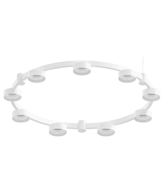 Корпус светильника C9241/9 SWH белый песок D740*70.5mm GX53/9