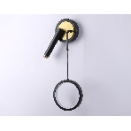 Настенный светодиодный светильник Ambrella light FL51652/1+1 BK/GD черный/золото 10W 4200K 500*227*90, фото 1