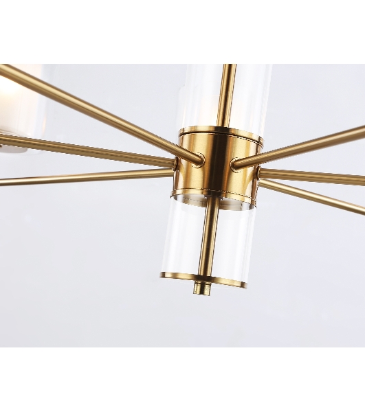 Люстра Ambrella light LH56013/7 BS/FR латунь/белый матовый E14*7 max 40W D790*1260