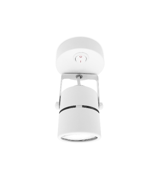 Накладной поворотный светильник Ambrella light TA100 WH белый GU10 D80*130*D60