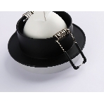 Светильник Ambrella light TN1303 BK/FR черный/белый матовый MR16 GU5.3 D80*42, фото5