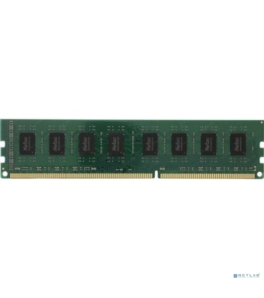 Оперативная память NETAC Basic, DDR3, 4GB (1x4GB), 1600MHz, CL11, DIMM