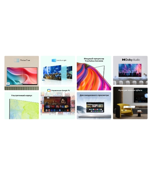Телевизор Skyworth 40' 40E55G черный LED FHD 60Hz GoogleTV