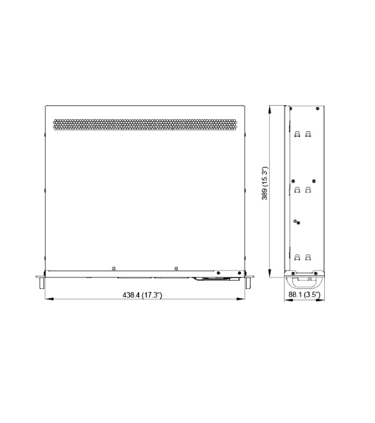Серверный корпус 2U short chassis, 2x3.5'' swappable HDD tray, 2x3.5'' internal HDD bay