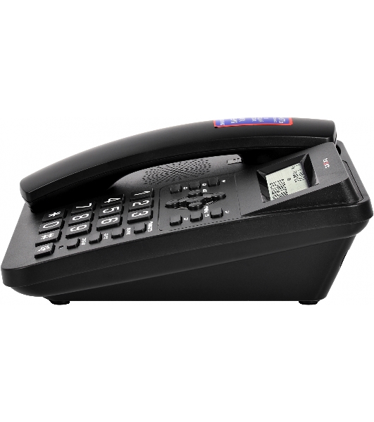 Телефон проводной teXet TX-264 черный