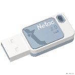 Флешка USB Netac UA31 (NT03UA31N-016G-20BL), 16Gb, USB 2.0, R/W 110/45, синий/белый, фото4