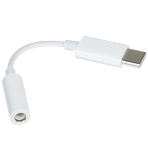 Переходник Apple A2049 MW2Q3FE/A Jack 3.5 (f)-USB Type-C (m) 0.1м белый, фото3