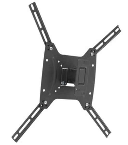 Кронштейн Kromax OPTIMA-402, 15'-55', max 25 кг, настенный, VESA 400x400 мм черный