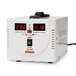 Стабилизатор напряжения Powerman AVS 500D белый (220В±8% 500ВА,5А,КПД 98%, циф. индикация вх./вых.), фото 1