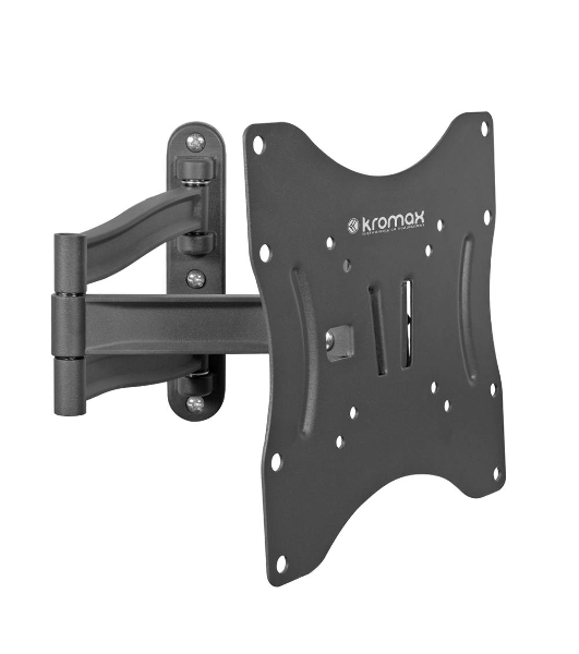 Кронштейн для телевизора Kromax TECHNO-3 серый 15'-40' макс.20кг настенный поворотно-выдвижной и наклонный