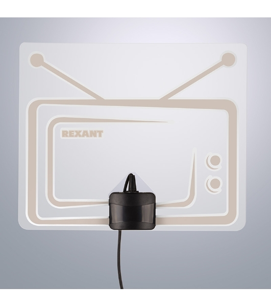 Антенна комнатная Rexant 'Активная' с USB питанием, для цифрового телевидения DVB-T2, Ag-719