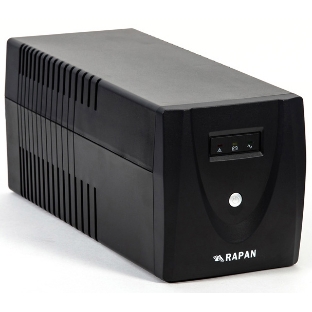 Источник бесперебойного питания RAPAN-UPS 1000 220В 1000ВА/600Вт меандр с АКБ 2х7А·ч интерактивный RAPAN-UPS 1000 power supply 220V 1000VA/600W meander with battery 2x7Ah interactive