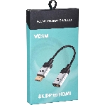 Адаптер DisplayPort(M) ---> HDMI(F) 0.15m 8K@60Hz VCOM, фото 1
