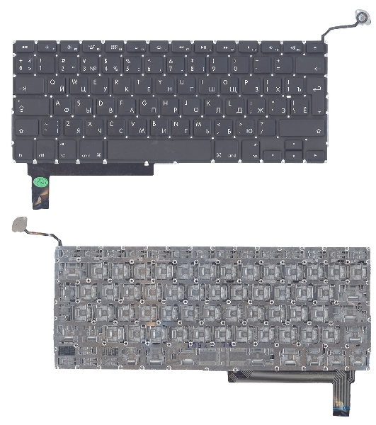 Клавиатура для ноутбука MacBook A1286 с SD большой ENTER RU