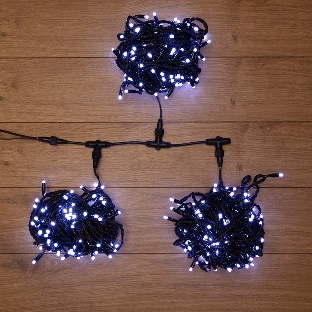 Гирлянда Neon-night LED ClipLight 24V, 3 нити по 10 метров, цвет диодов белый