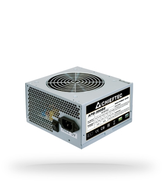 Блок питания Chieftec APB-500B8, 500Вт, 80 PLUS, 120мм, серый