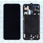 Дисплей для Samsung Galaxy A70 SM-A705F в сборе с тачскрином и рамкой (TFT) черный, фото 1