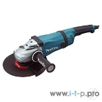 Шлифовальные машины Makita GA9030SF01 УШМ,ф230мм, 2400Вт,6600об\м,5.1кг,кор,суперфланец,плавный пуск,антивиб рукоятка, фото2