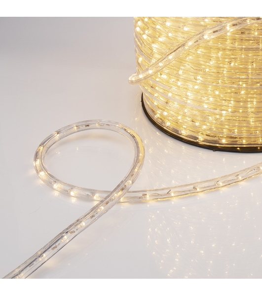 Дюралайт Neon-night LED, постоянное свечение (2W) - теплый белый, 36 LED/м, бухта 100м