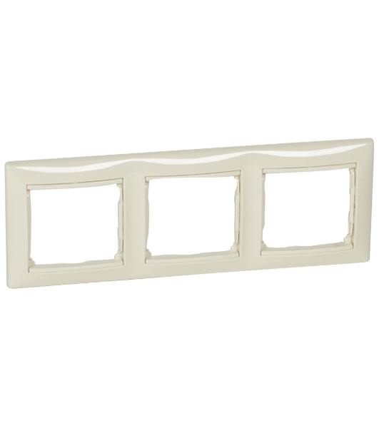 Рамка 3-м Valena горизонт. сл. кость (DIY-упак.) Legrand 695633