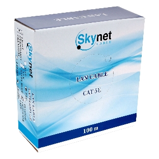 Кабель SkyNet Standart FTP outdoor 4x2x0,48, медный, FLUKE TEST, кат.5e, однож., 100 м, box, черный
