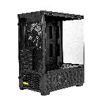 Компьютерный корпус Minitower ExeGate i3 SEA (mATX, БП 500NPX, 2*USB+1*USB 3.0, HD аудио, черный, 1 вент. 12см с RGB подсветкой, передняя и боковая панели - закаленное стекло), фото4