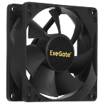 Вентилятор для корпуса ExeGate EX08025S3P-24 черный, 80 мм, 2850 об/мин, 28 дБ, 3 pin, фото6