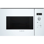 Микроволновая печь встраиваемая Bosch BFL524MW0 белый, 20 л, 800 Вт, переключатели - поворотный механизм/сенсор, фото 1