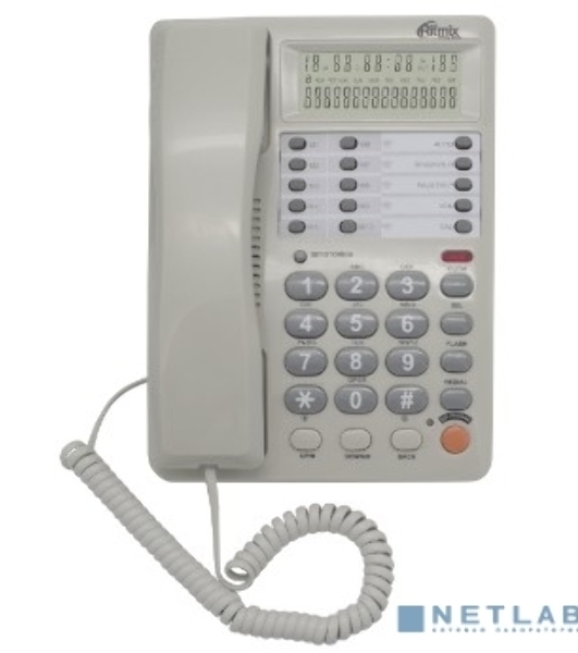 Телефон проводной Ritmix RT-495 белый