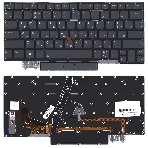 Клавиатура для ноутбука Lenovo ThinkPad X1 Yoga Gen 7 черная с подсветкой, фото3