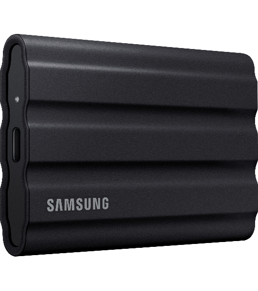 Внешний SSD Samsung T7 Shield, 4TB, USB 3.2 Gen 2 Type-C, R/W 1050/1000, черный