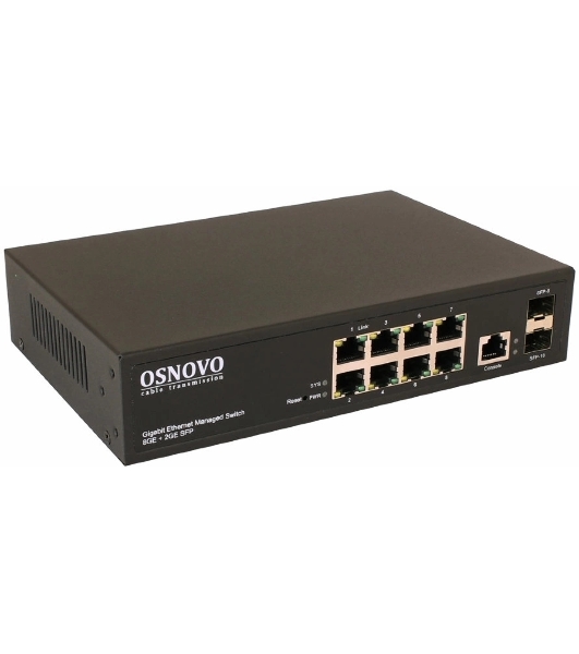 Коммутатор Osnovo SW-70802/L2 управляемый