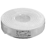 Кабель коаксиальный Cablexpert, RG-6U-CS-2, 75 Ом, 64%, 1 мм, CCS, белый, 100 м, фото2