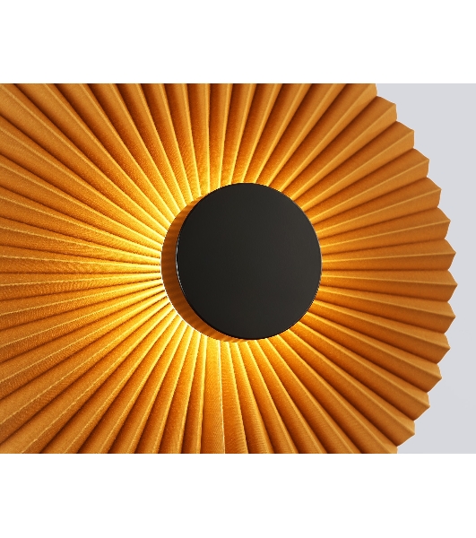 Настенный светильник Ambrella light LH72647 BK/CF черный/кофе 6W 3000K D300*100