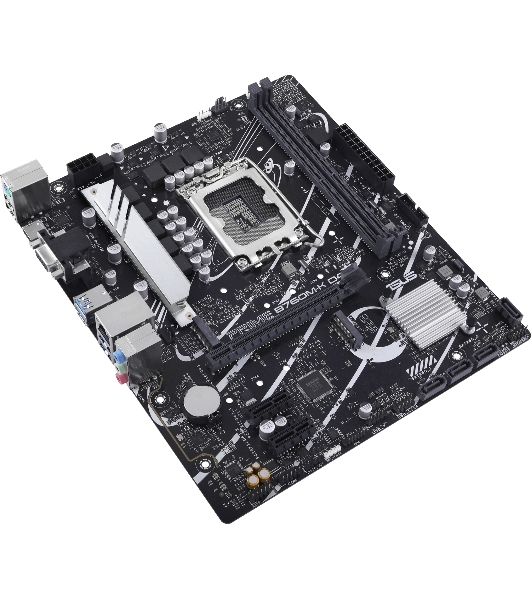 Материнская плата ASUS PRIME B760M-K D4, LGA 1700, Intel B760, 2xDDR4, 4xSATA, 2xM.2, 1xPCIe 4.0 x16, 2xPCIe x1, 1xHDMI, 1xVGA, 1x 2.5Gb LAN, 2xUSB-A 3.2 Gen 1, 2xUSB-A 2.0, 3x3.5 мм, 7.1, mATX