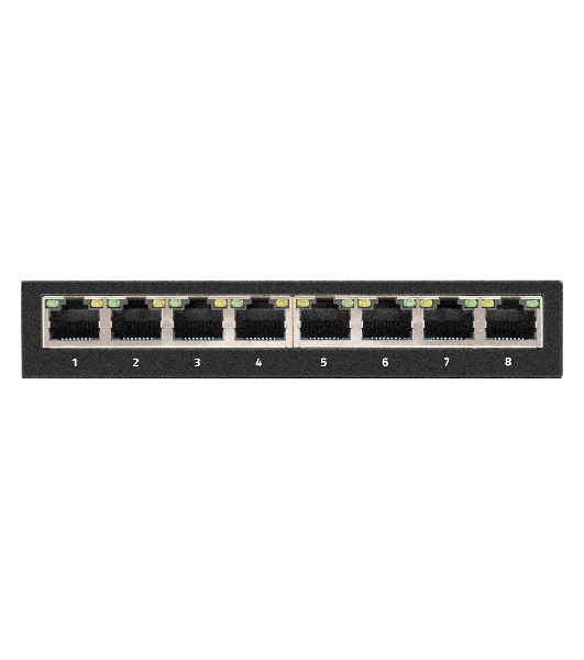 Коммутатор ExeGate EDGS-1008D, 8×1 Гбит/с, неуправляемый