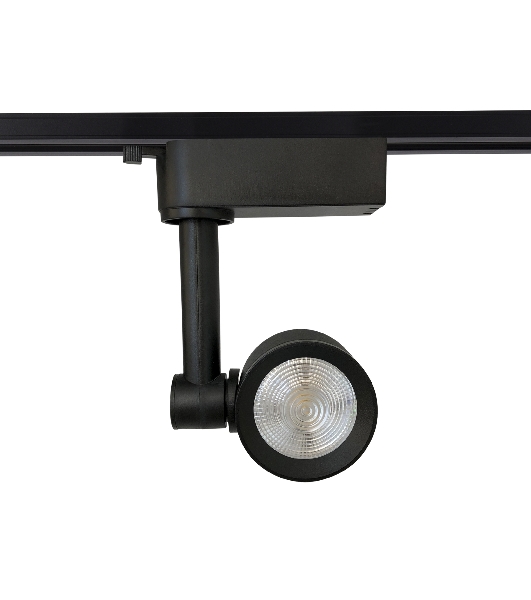 Трековый однофазный светодиодный светильник Ambrella light GL6392 BK черный LED 12W 4200K 24°