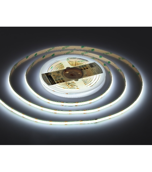 Светодиодная лента Ambrella light GS4901 COB 608Led/ 12W m/ 24V IP20 CCT 3000-6500K/ 5m*8mm*2.2mm (3 конт.)