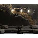 Светильник Ambrella light TR8657/3 BK/GD черный/золото E14/3 max 60W 550*100*185, фото3