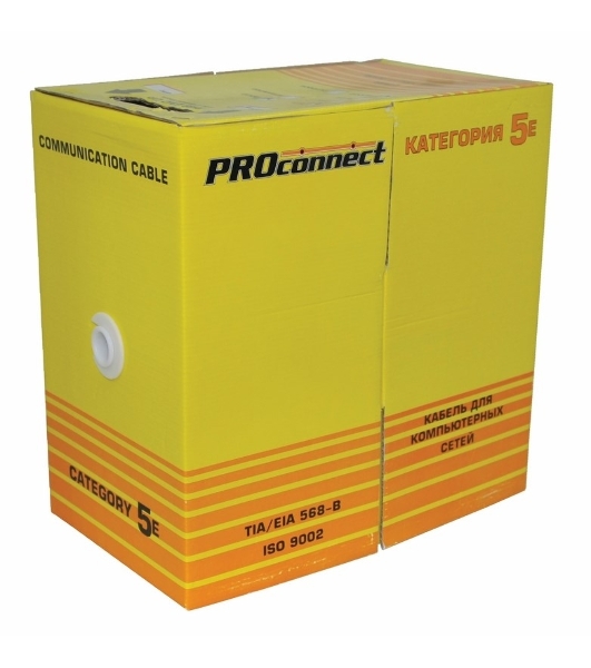 Кабель витая пара PROconnect FTP 4PR 24AWG, CCA, cat.5e, наружный (OUTDOOR), бухта 305 м