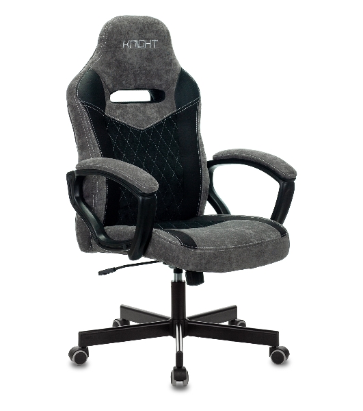 Кресло Бюрократ VIKING 6 KNIGHT B FABRIC черный, ткань, 120 кг, механизм качания